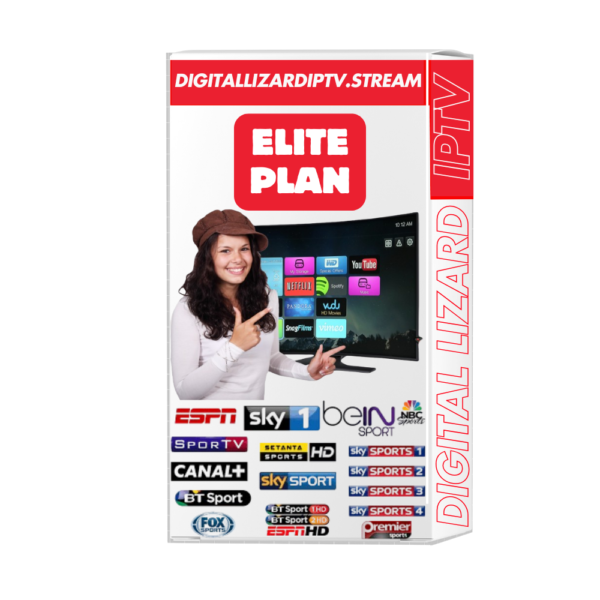 Digital Lizard IPTV Elite Plan - 12 Months Subscription